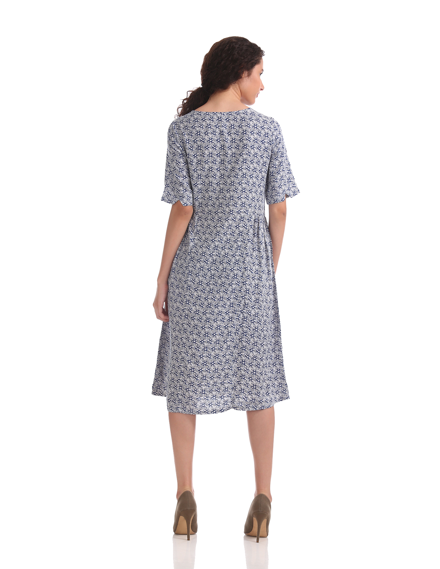 U.S. Polo Assn. Women Casual Wear Printed Dress